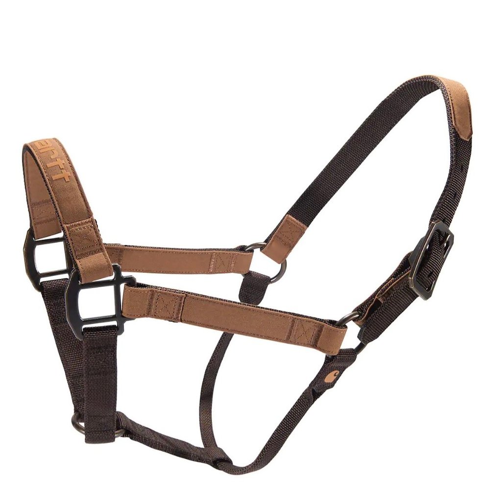 Carhartt Brown Nylon Duck Horse Halter Size S